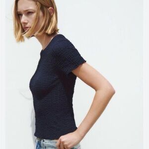 NWT Zara Textured Shirt